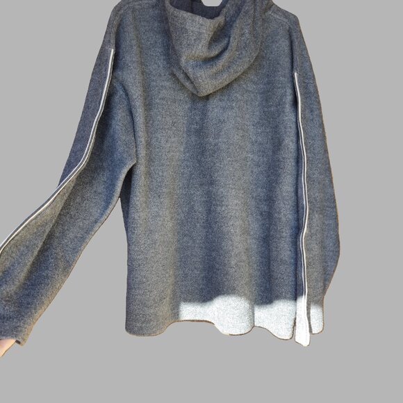 Quicksilver Long Sleeve Grey Hoody Fleece XL/TG - Picture 3 of 7